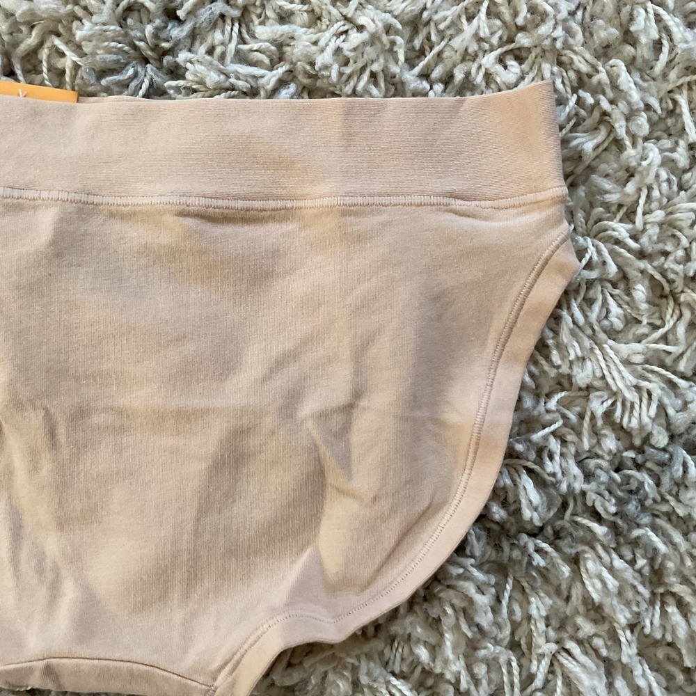 Auden Womens Cotton 4-Way Stretch Bikini Underwear Nude Tan Size M 8-10 NWT - Picture 5 of 9